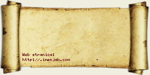 Jana Kolačarić vizit kartica